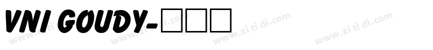 VNI Goudy字体转换